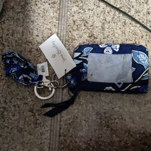 Vera Bradley ID wallet and lanyard